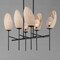 Maxim Lighting Maldives 6-Light Linear Chandelier, Black 12607NABK - alternate 2